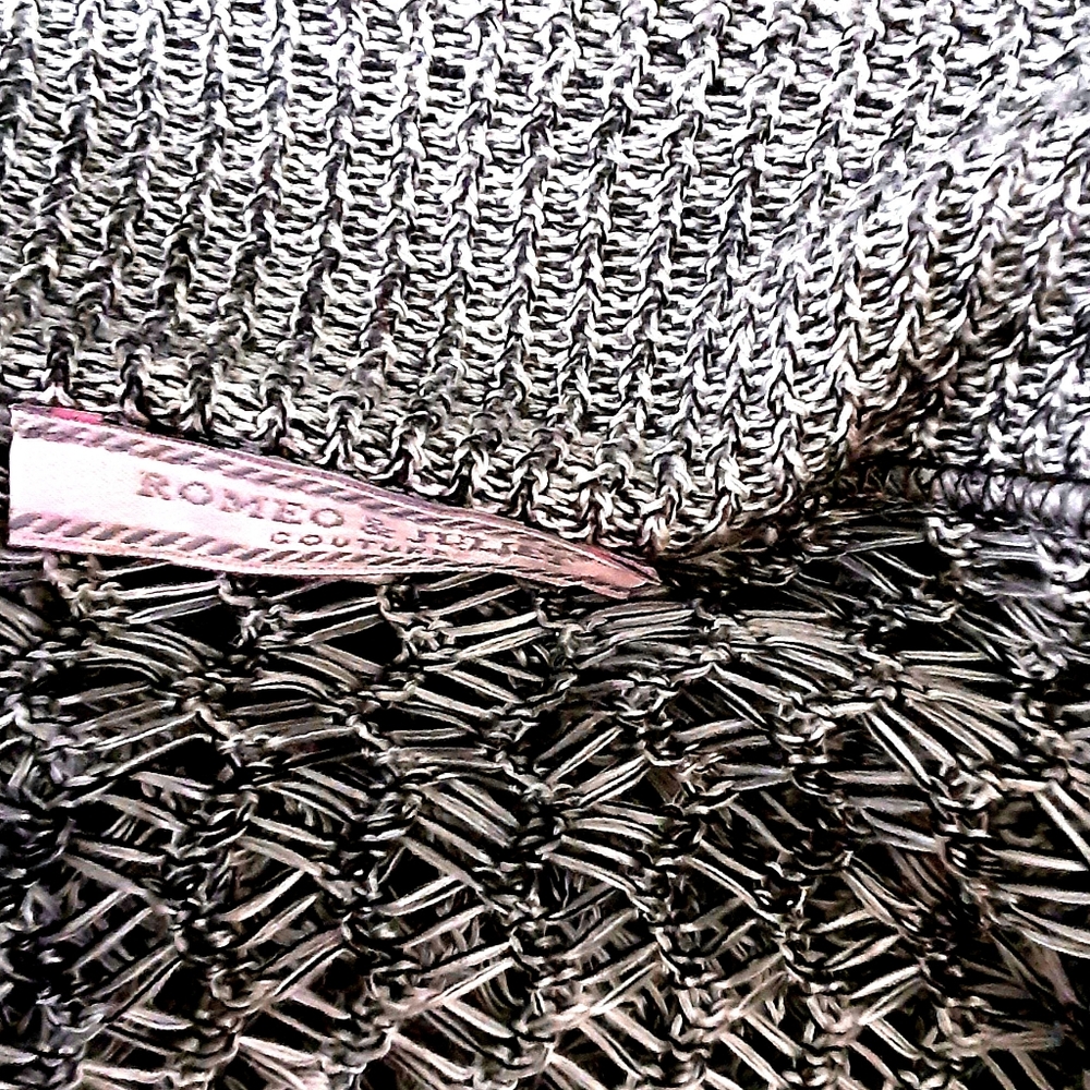 Romeo & Juliet Couture Tie Waist Waterfall Cardigan Size S/M - Picture 12 of 12